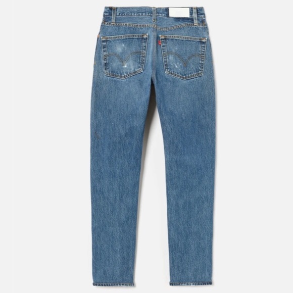 NWT RE/DONE Levi’s Mid Rise Skinny Jeans Indigo Sz 27 - Picture 16 of 16